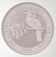 Ausztrália 2000. 1$ Ag "Kookaburra" (1oz/0.999) T:PP 
Australia 2000. 1 Dollar Ag "K...
