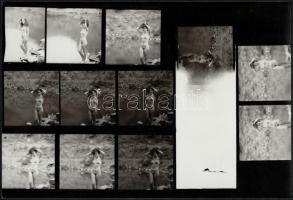 cca 1989 Menesdorfer Lajos (1941-2005) budapesti fotóművész hagyatékából 38 db aktfelvétel 3 db fotó...