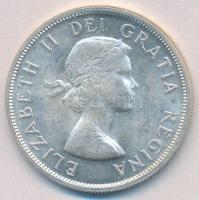 Kanada 1963. 1$ Ag II. Erzsébet T:2,2- Canada 1963. 1 Dollar Ag Elizabeth II C:XF,VF Krause KM#54