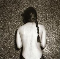 cca 1981 Jelzés nélkül 7 db aktfelvétel fekete-fehér negatívra,  Menesdorfer Lajos (1941-2005) budap...