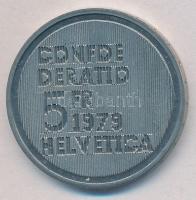 Svájc 1979. 5Fr Cu-Ni "Albert Einstein születésének 100. évfordulója" T:1,1-
Switzerland ...