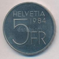 Svájc 1984. 5Fr Cu-Ni "Auguste Piccard születésének 100. évfordulója" T:1,1-
Switzerland ...