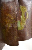 Enyedi János (1937-): Hajló formák 1993. Hegesztett acél, jelzett, m:47 cm,  37×18 cm (kb 12 kg)