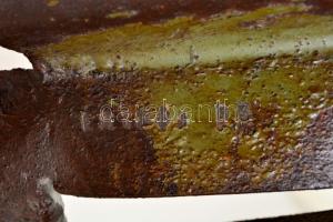 Enyedi János (1937-): Hajló formák 1993. Hegesztett acél, jelzett, m:47 cm,  37×18 cm (kb 12 kg)