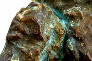 Vizsolyi János (1959-): Feltörő elemek. Bronz, jelzett, m:47 cm