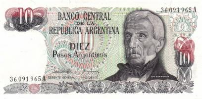 Argentína 1974-85. 5P (2x klf), 10P (3x) 2klf, 50P (3x) 2klf, 500P (1x), 1000P (1x), 5000P (1x), 10....