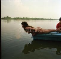 cca 1972 Egyszer volt, de jó volt - szolidan erotikus felvételek, 4 db vintage papírkép + 3 db vinta...