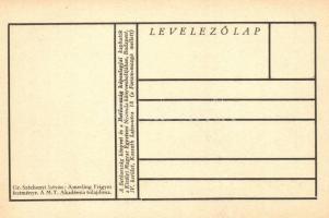 Történelmünk lapjaiból - 19 db használatlan régi magyar művészlap sorozat. Betűország képeslapjai a ...