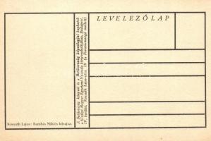 Történelmünk lapjaiból - 19 db használatlan régi magyar művészlap sorozat. Betűország képeslapjai a ...