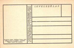 Történelmünk lapjaiból - 19 db használatlan régi magyar művészlap sorozat. Betűország képeslapjai a ...