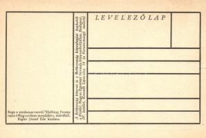 Történelmünk lapjaiból - 19 db használatlan régi magyar művészlap sorozat. Betűország képeslapjai a ...