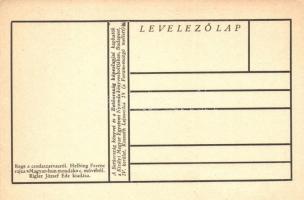 Történelmünk lapjaiból - 19 db használatlan régi magyar művészlap sorozat. Betűország képeslapjai a ...