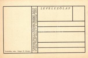 Történelmünk lapjaiból - 19 db használatlan régi magyar művészlap sorozat. Betűország képeslapjai a ...