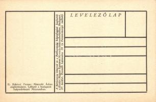 Történelmünk lapjaiból - 19 db használatlan régi magyar művészlap sorozat. Betűország képeslapjai a ...