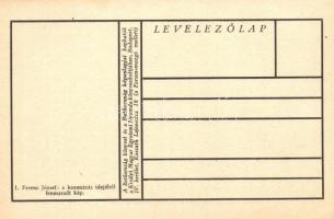 Történelmünk lapjaiból - 19 db használatlan régi magyar művészlap sorozat. Betűország képeslapjai a ...