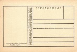 Történelmünk lapjaiból - 19 db használatlan régi magyar művészlap sorozat. Betűország képeslapjai a ...