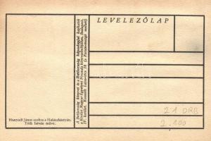 Történelmünk lapjaiból - 19 db használatlan régi magyar művészlap sorozat. Betűország képeslapjai a ...