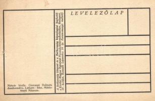 Történelmünk lapjaiból - 19 db használatlan régi magyar művészlap sorozat. Betűország képeslapjai a ...