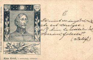 1899 Arad. Az aradi vértanúk kivégzésének 50. évfordulója emlékére - 14 db régi vágott szecessziós m...