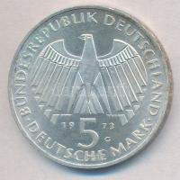 NSZK 1973G 5M Ag "A Frankfurti Parlament 125. évfordulója" T:1- 
FRG 1973G 5 Mark Ag &quo...