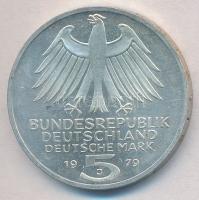 NSZK 1979J 5M Ag "Német Régészeti Intézet 150. évfordulója" T:1- 
FRG 1979J 5 Mark Ag &qu...