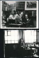 cca 1938 Fényképek Babits Mihályról, 5 db későbbi nagyítás, 9x12 cm és 18x13 cm között