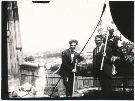 cca 1938 Fényképek Babits Mihályról, 5 db későbbi nagyítás, 9x12 cm és 18x13 cm között