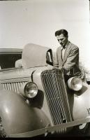 Automobilok, versenyautó, karambolos jármű - 11 db szabadon felhasználható, vintage negatív különfél...