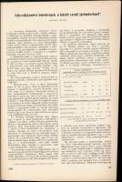 cca 1950 Régi villamosok, 3 db vintage fotó + hozzáadva a Gép c. szaklap 1950/11-es számát, benne a ...