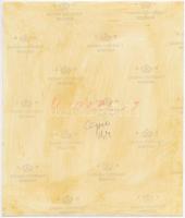 cca 1944 Győr, a lebombázott Weiss Manfréd-gyár, felderítő légifotó, hátulján feliratozva, pecséttel...