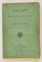Heinrich Gusztáv: Faust. Irodalomtörténeti czikkek. Bp., 1914, Franklin, IV+258 p. Kiadói papírkötés