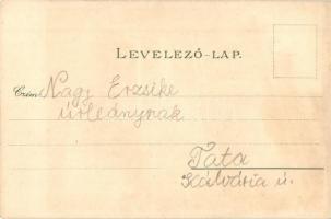 Budapest VI. Opera omnibusszal. Kuenstlerpostkarte No. 2006. von Ottmar Zieher No. 261. litho s: Rao...