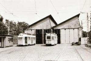 cca 1992 HÉV és villamos - Bp, Vágóhíd - Csepel, 20 db szabadon felhasználható vintage negatív, 24x3...