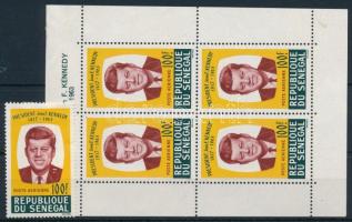 Kennedy stamp + block, Kennedy bélyeg + blokk