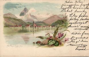 Arth am Zugr see  Litho