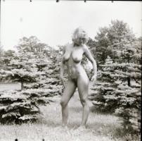 cca 1985 Akt felvételek szabadban és belső térben, Menesdorfer Lajos (1941-2005) budapesti fotóművés...