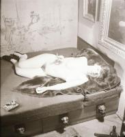 cca 1937 Szetreo akt felvétel, szabadon felhasználható vintage negatív-pár, 6x12 cm