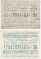 Svájc DN 50c + 60c "Nemzetközi válaszdíjszelvény" mindkettő vízjeles papíron, pecséttel  T...