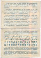 Amerikai Egyesült Államok 1947. 9c + Franciaország 1952. 35Fr "Nemzetközi válaszdíjszelvény&quo...