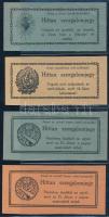 cca 1920 Hittan szorgalomjegy, 12 db, 5x10 cm