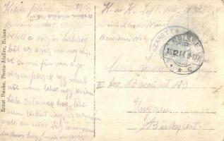 1914 Deutsch-Österreich-Ungarische Waffenbrüder / Osztrák-magyar és német sebesült katonák csoportké...