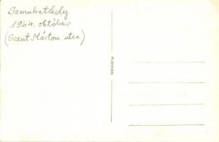 1944 Szombathely, Szent Márton utcai romok a második világháborús bombázások után. photo