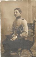 1909 Osztrák-magyar katona / Austro-Hungarian K.u.K. soldier. photo (vágott / cut)