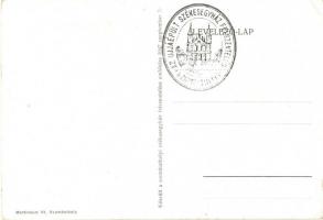 1945 Szombathely, Második világháborúban lebombázott székesegyház, kis szószék. So. Stpl (EK)