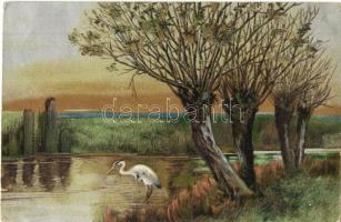 5 db régi állat motívumlap / 5 pre-1945 animal motive cards