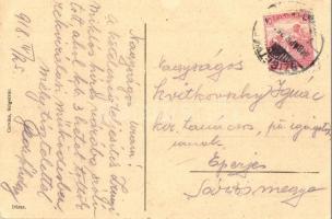 1918 Szigetvár, Kossuth Lajos tér, Gál J. pálinka mérése, piaci árusok, Hoch Ferenc üzlete, Olcsó ka...