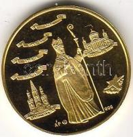 Ungarn, moderne Gedenkmünze, Gold, "Mindszenty", 6,40 gr (0,999), nur 1000 Stück! Erh.:pp in Etui/dobozban