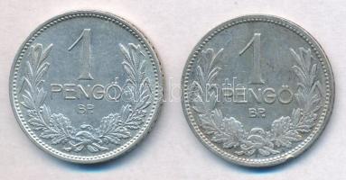 1927-1939. 1P Ag (2x) T:1-,2,2-