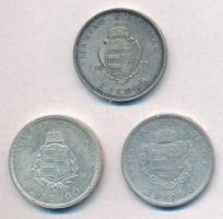 1935. 2P Ag "Pázmány" + 2P Ag "Rákóczi" + 1936. 2P Ag "Liszt Ferenc" T...