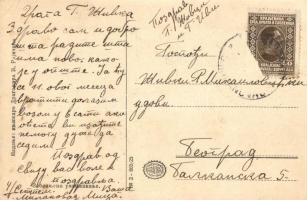 Gornji Milanovac, Zeleznicka stanica / railway station, locomotive, crowd (EK)